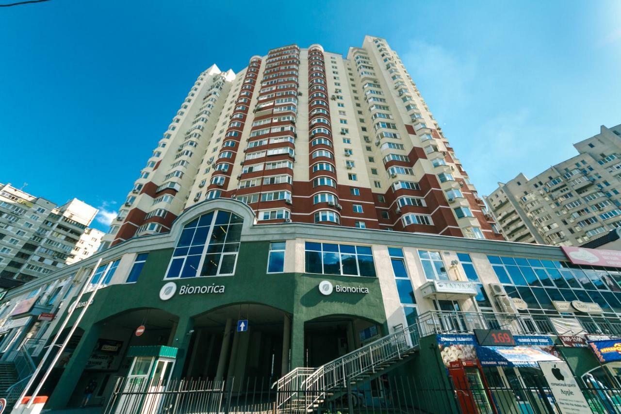 Люкс Апартаменты С 3 Комнатами Княжий Затон Kyiv Exterior foto